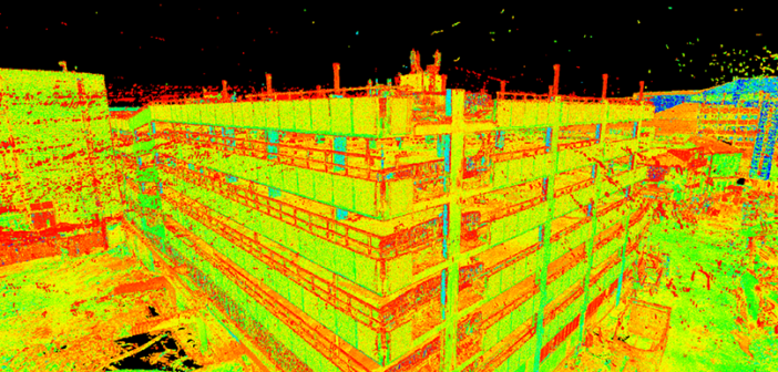 3D data image of building