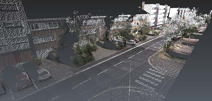 3D data image of road