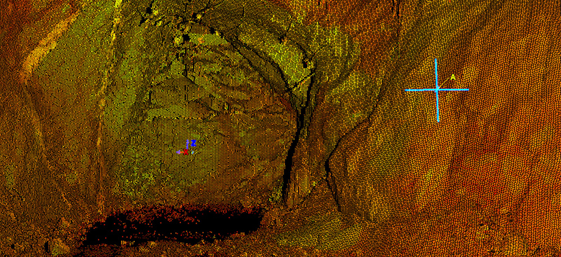3D Data Image of Gold Mines in Minas Gerais and Gois, Brazil
