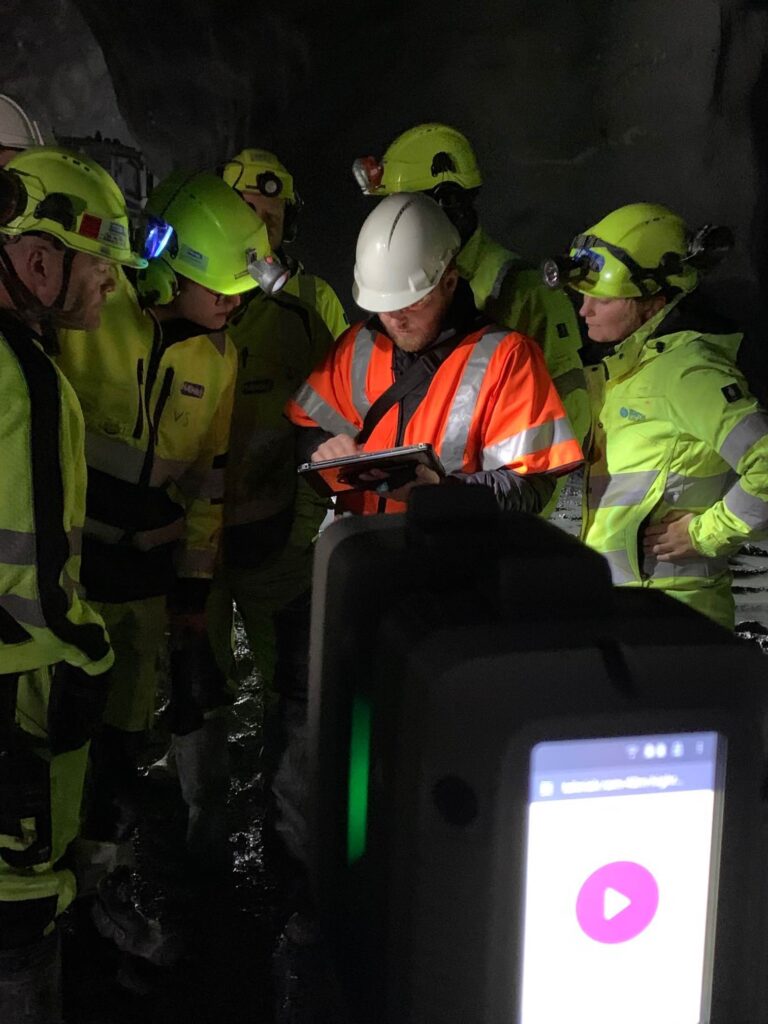 Zenith Survey crew employing the Leica RTC360 in a tunnel